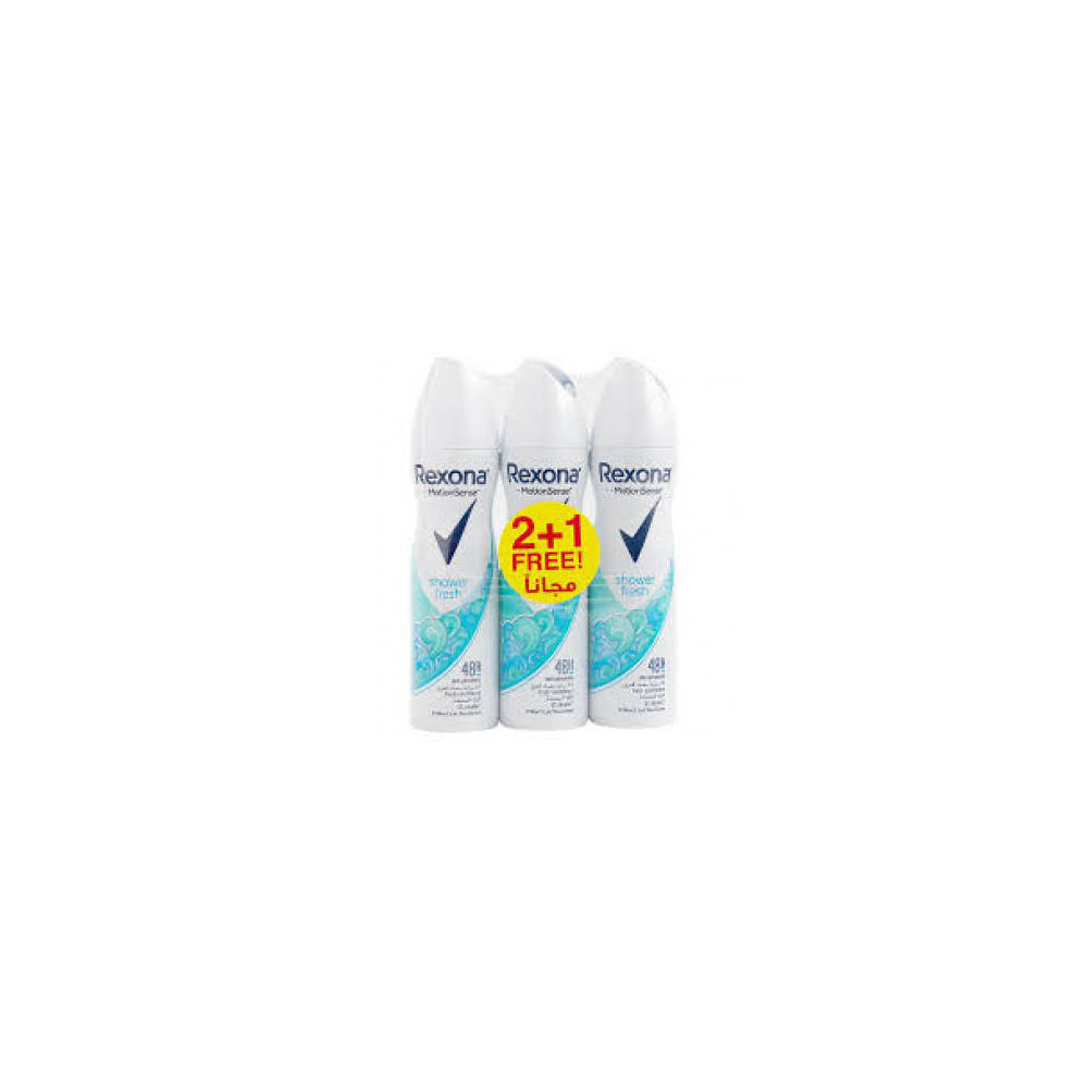 Risexona Shower Clean Deodorant 150 ml 3 Pieces