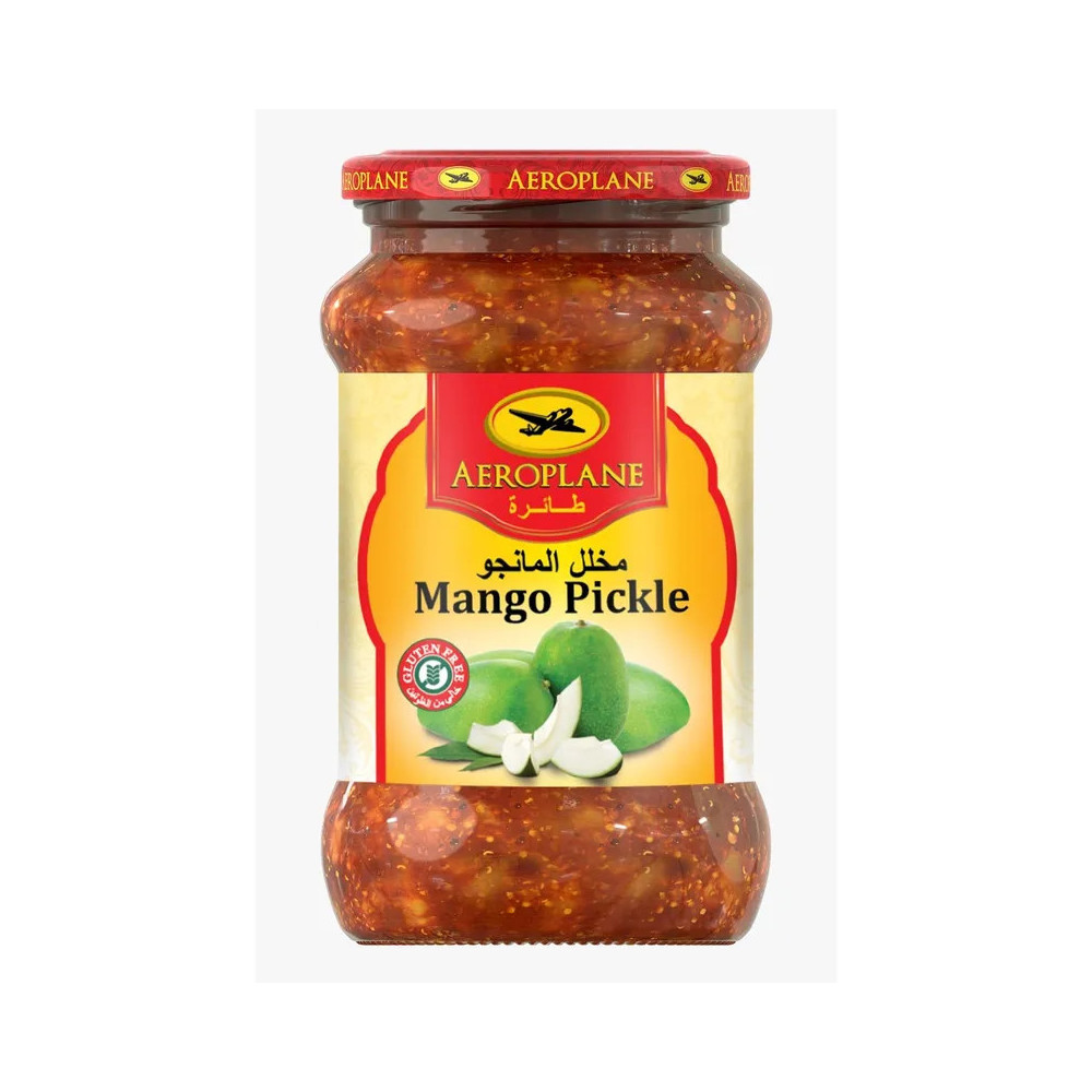 Aeroplane Pickled mango pieces in vinegar and mustard oil, 400 g
