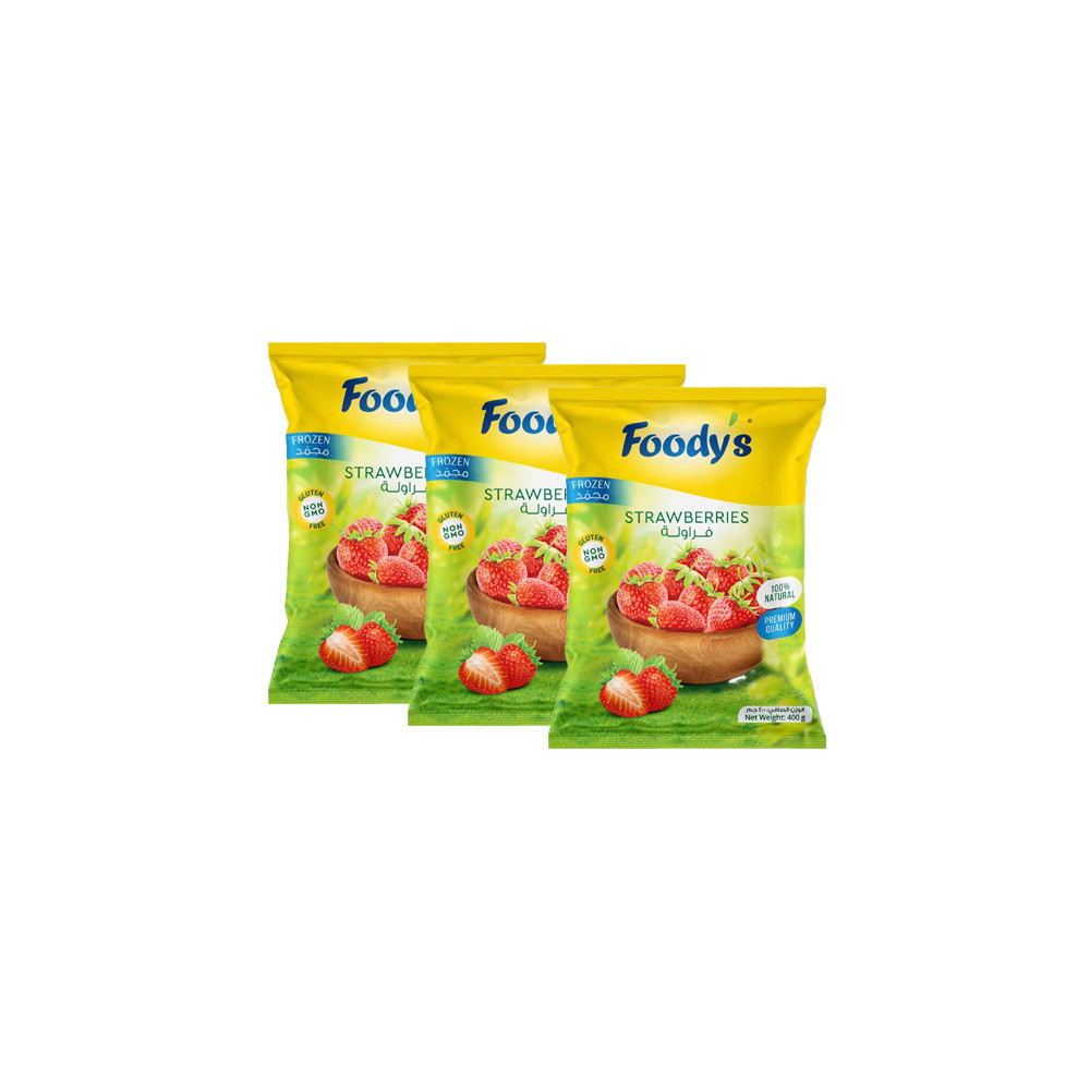 Foodies Strawberries 400 g 3 pieces