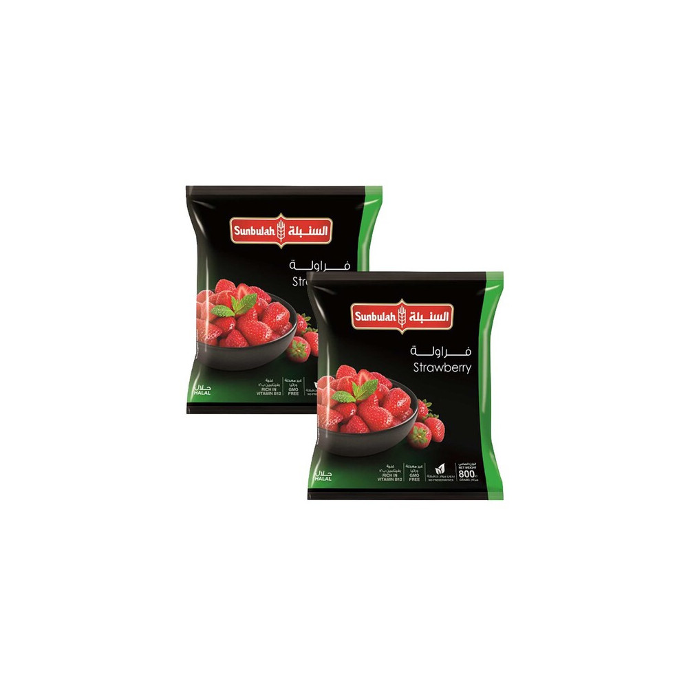 Frozen Strawberries 800 g 2 pieces