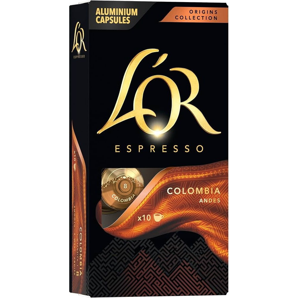 L'OR Colombia, 10 portions - Coffee capsules 52gm