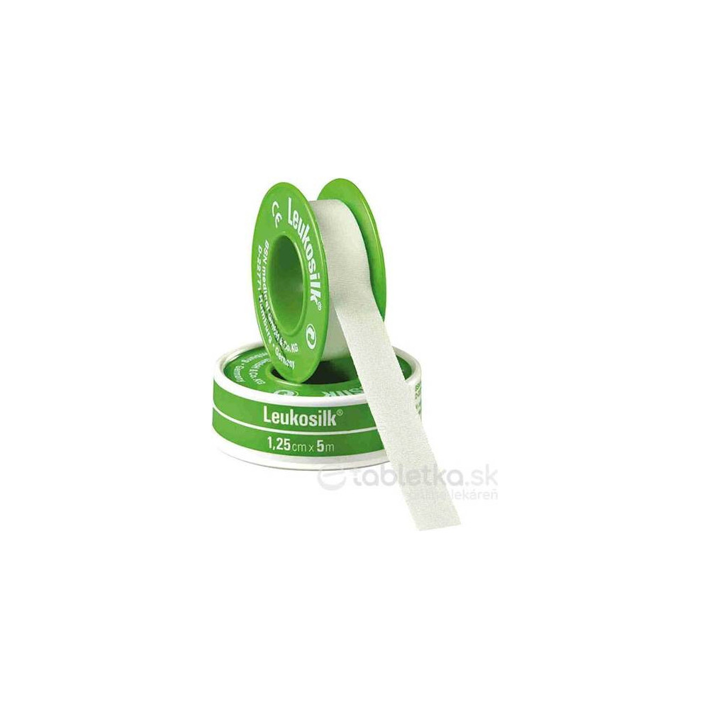 Leukosilk Hypoallergenic Adhesive Tape 1.25cmx5m