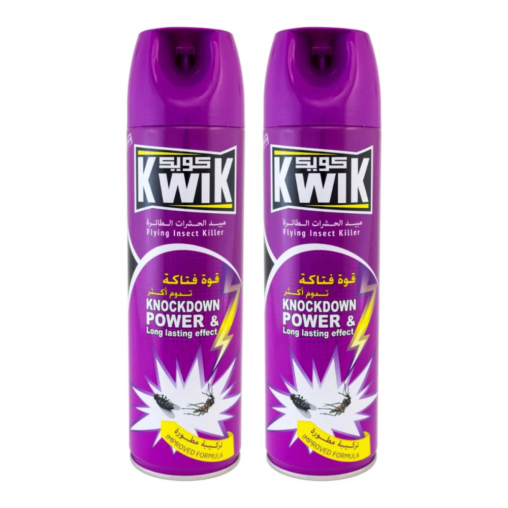 Kwik Flying & Crawling Insect Killer 400 ml 2 pcs