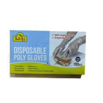 Plastic gloves, large, 100 pieces