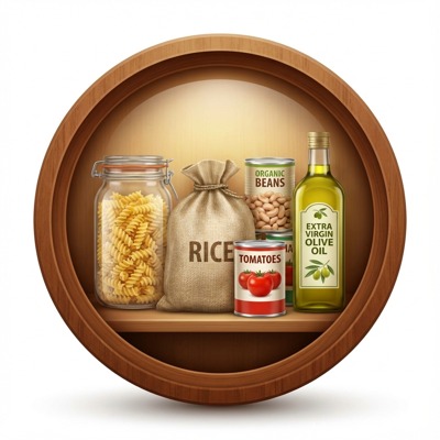 Cooking Supplies & Canned Food